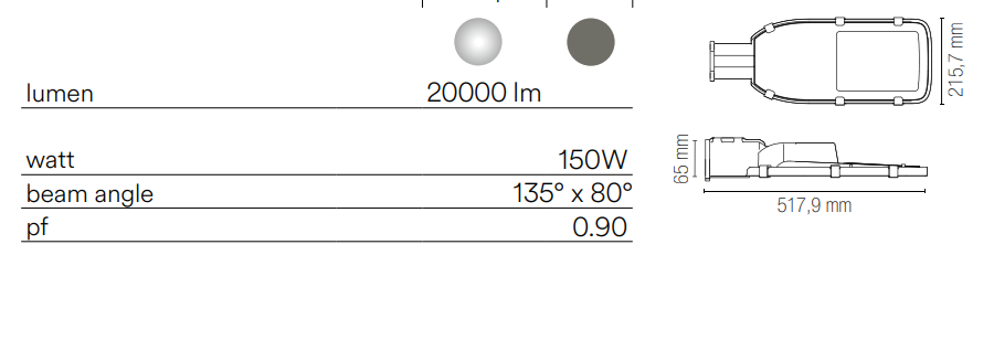 Faro stradale IP65 in alluminio e diffusore con lenti in materiale autoestinguente , antiurto e anti-UV led luce 4000°k HIGHWAY Faro stradale IP65 in alluminio e diffusore con lenti in materiale autoestinguente , antiurto e anti-UV led luce 4000°k HIGHWAY
